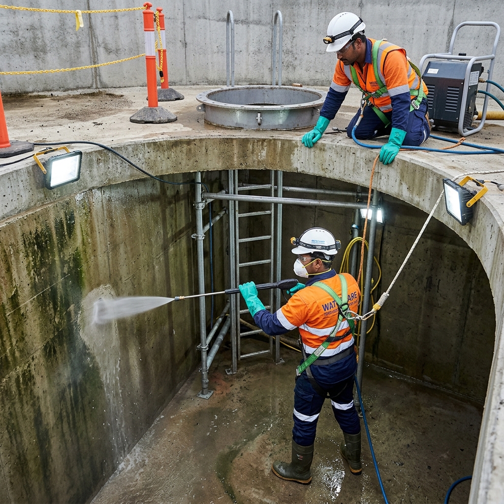 Underground Water Tank Cleaning Services